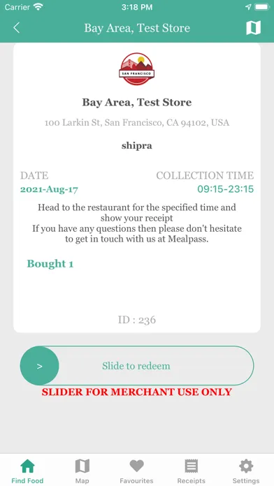 Ảnh chụp màn hình của MealPass - Reduce hunger