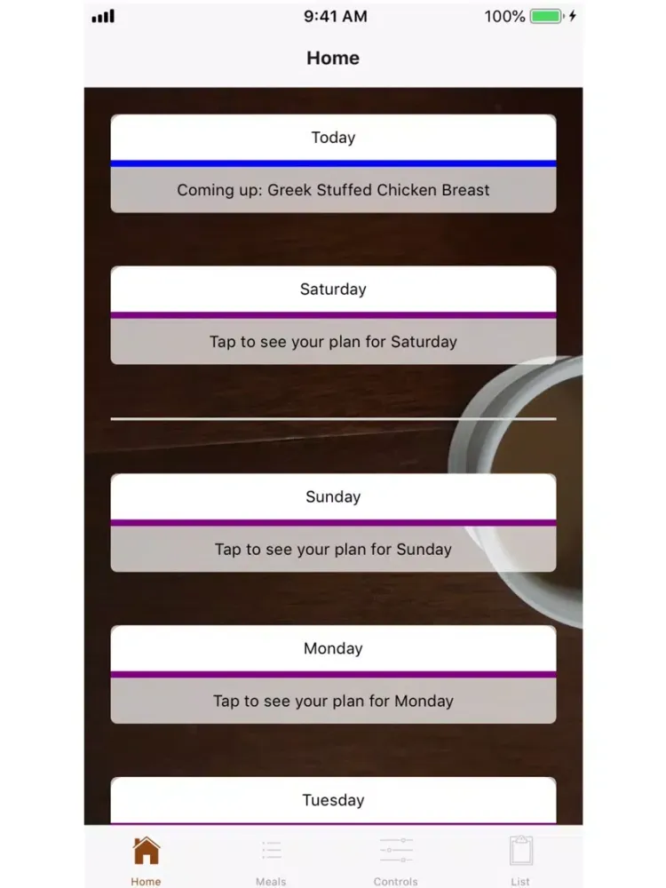 تصاویر The Meal Planner iPad 
