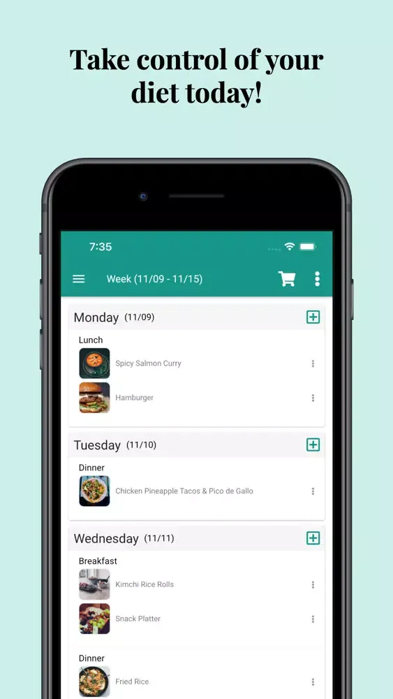 Meals By The Day Pro應用截圖