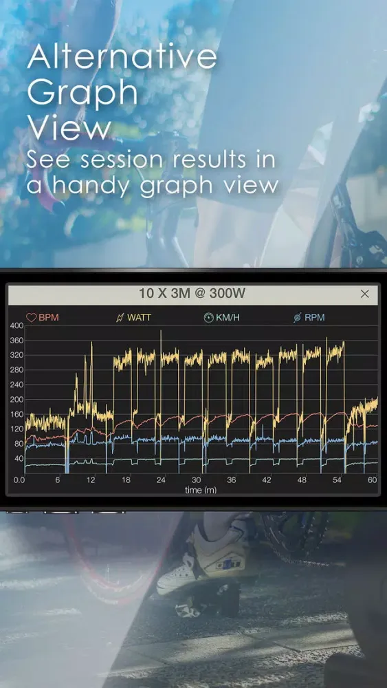 ภาพหน้าจอของ BikeDash - indoor trainer with ANT+ & Bluetooth