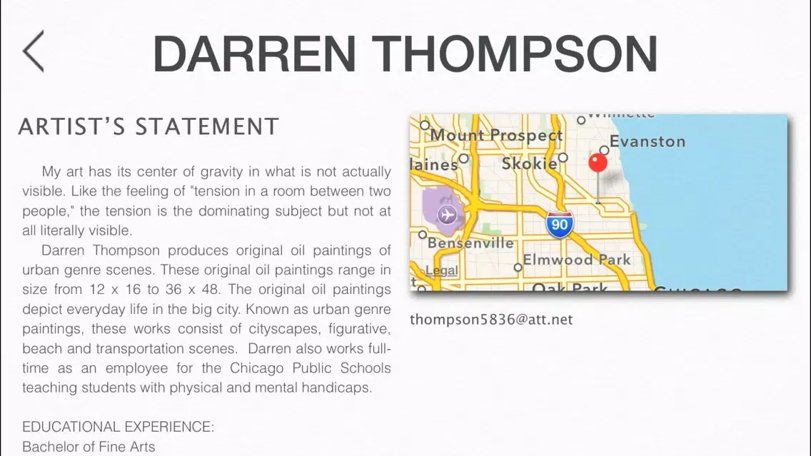 Darren Thompson Fine Art স্ক্রিনশট