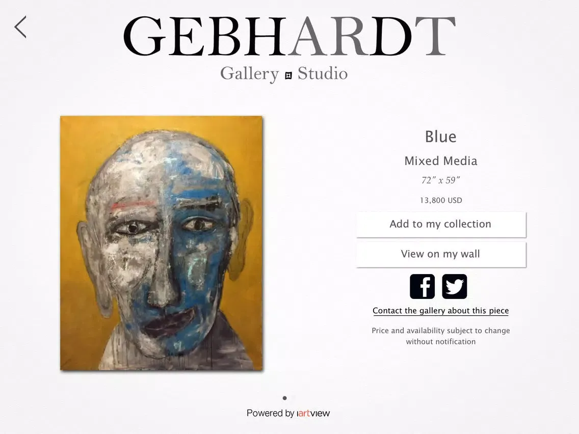Gebhardt Gallery iPad  スクリーンショット