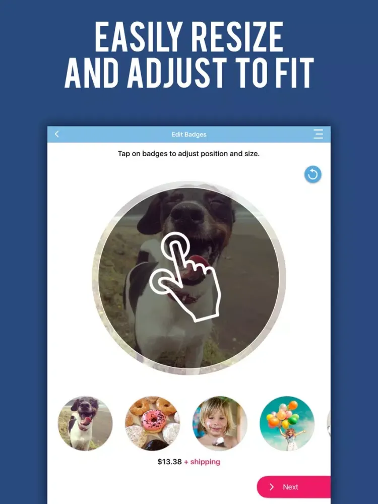 photoBadge by Printicular iPad  سکرین شاٹس