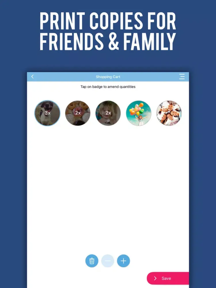 photoBadge by Printicular iPad  سکرین شاٹس