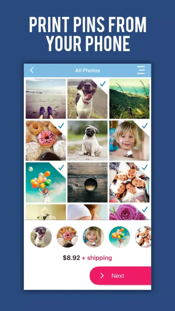 photoBadge by Printicular سکرین شاٹس