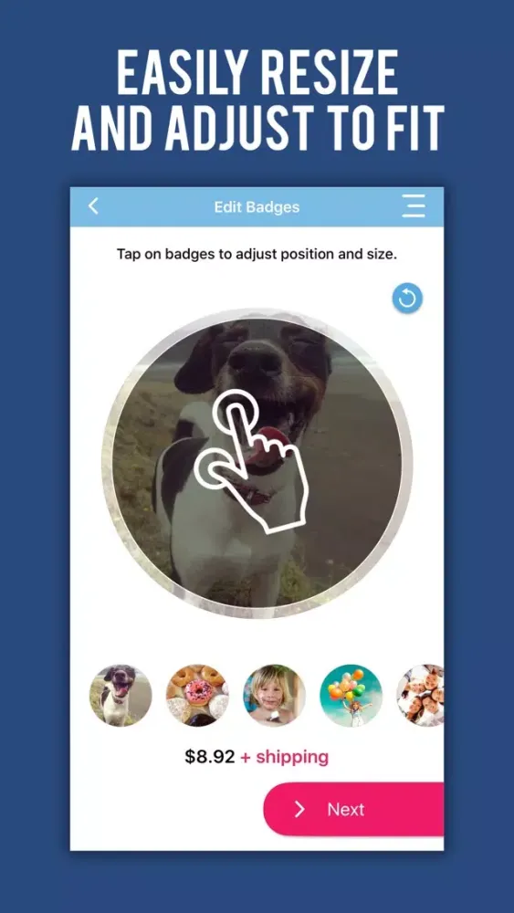 photoBadge by Printicular سکرین شاٹس