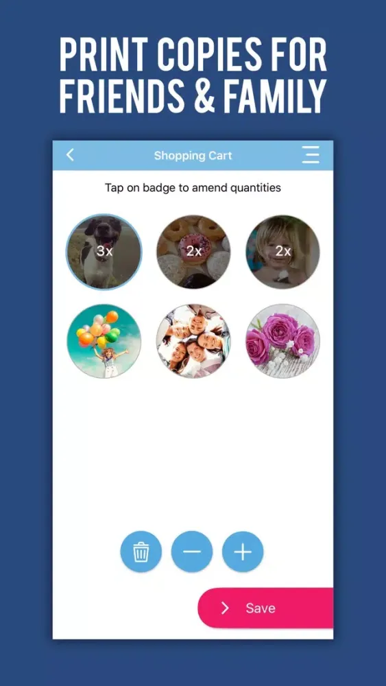 photoBadge by Printicular سکرین شاٹس