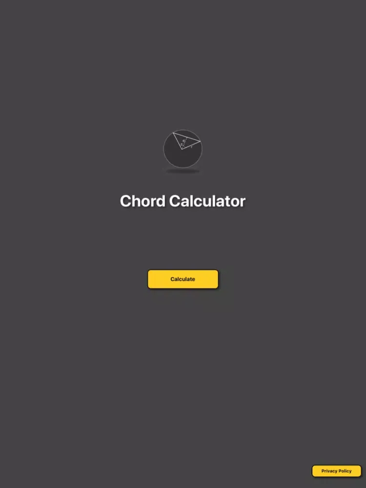 Скриншоты Chord length calculator circle iPad 