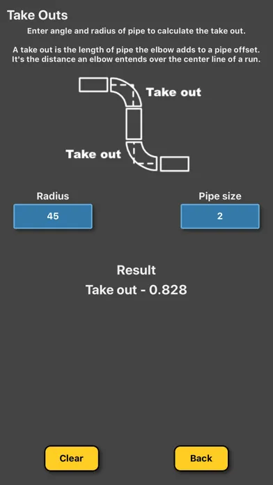 صور Pipe takeout calculator