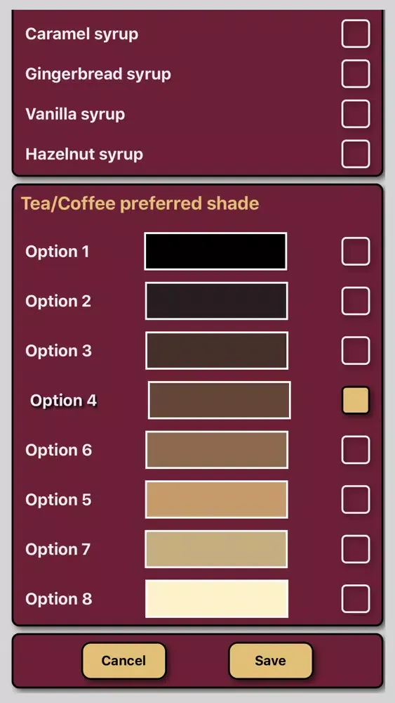 صور Coffee / tea list organiser