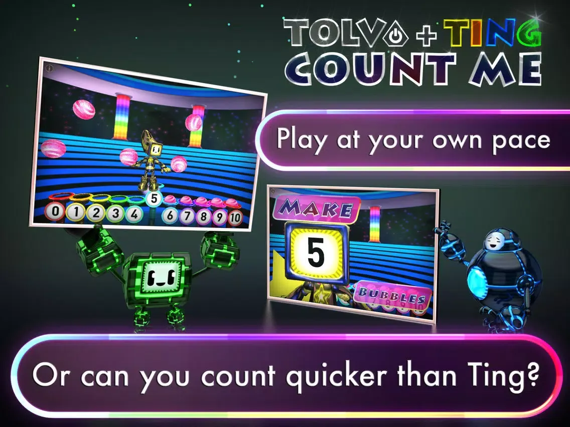 صور Tolva and Ting's Count Me - Bubble Popping Number Fun! iPad 