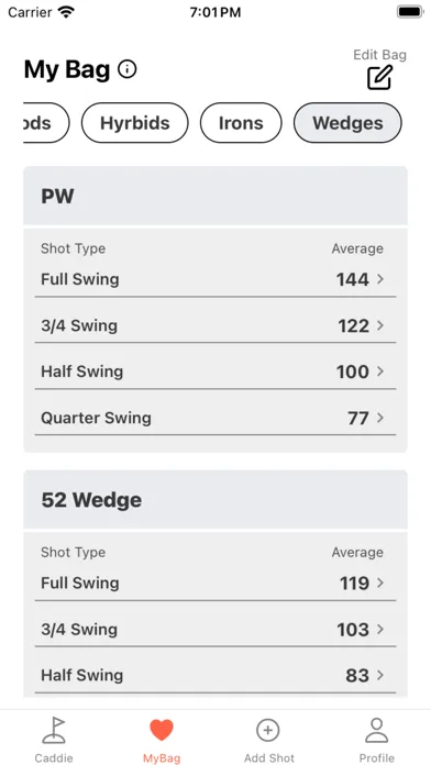 ภาพหน้าจอของ MeanGolf