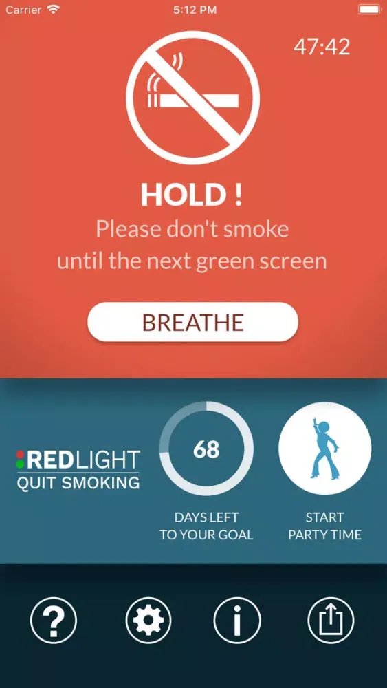 Redlight Quit Smoking स्क्रीनशॉट