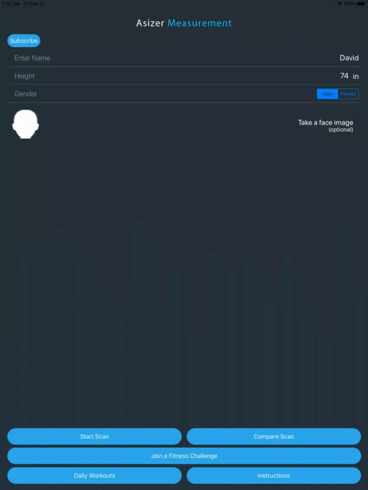 ASizer: Virtual Dressing Room iPad 应用截图