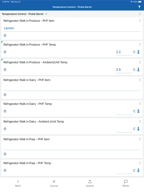 DailyChex iPad  Screenshots