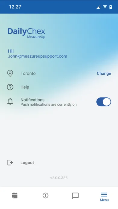 DailyChex Screenshots