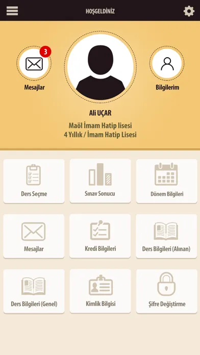 Screenshot di Açık Öğretim Liseleri