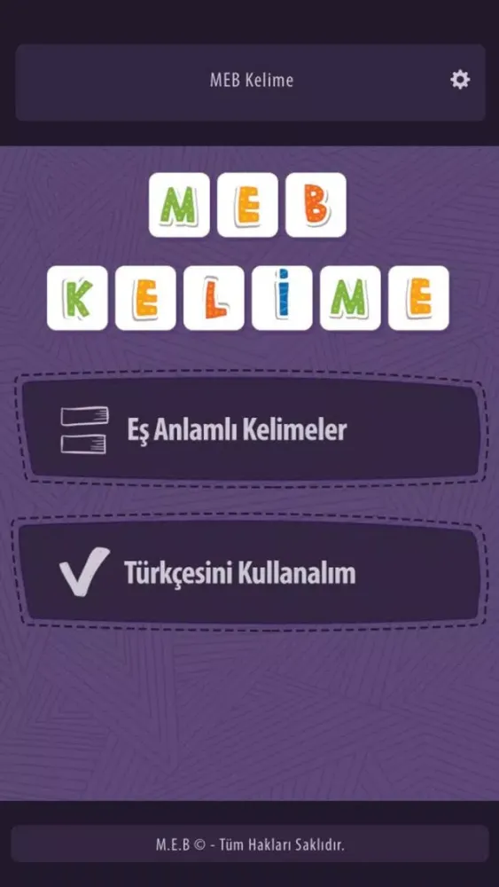 MEB-Kelime 스크린샷
