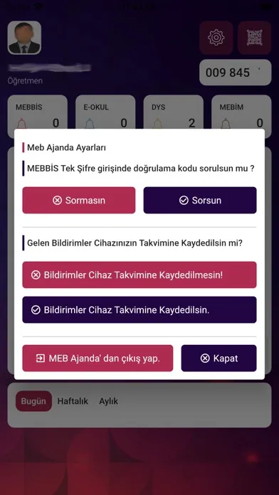 Скриншоты MEB Ajanda