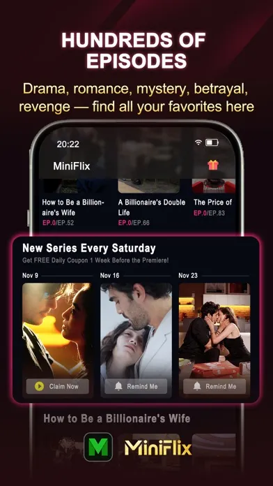 Tangkapan skrin MiniFlix: Watch Short Dramas