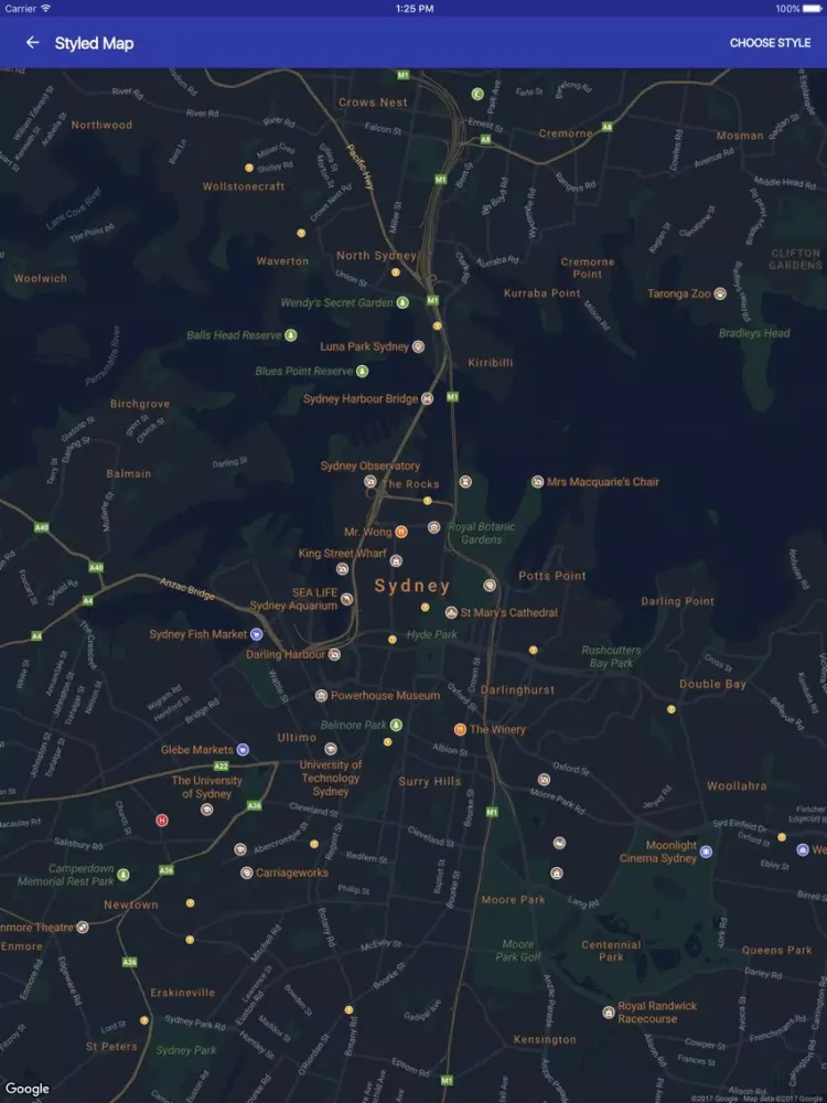 Capturas de pantalla de MechDome Maps iPad 
