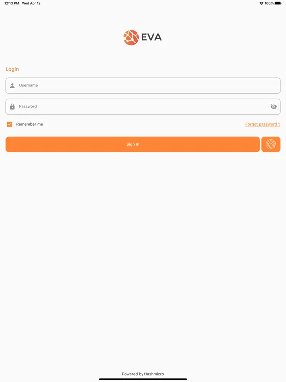 Ảnh chụp màn hình của Mechtron HRIS iPad 