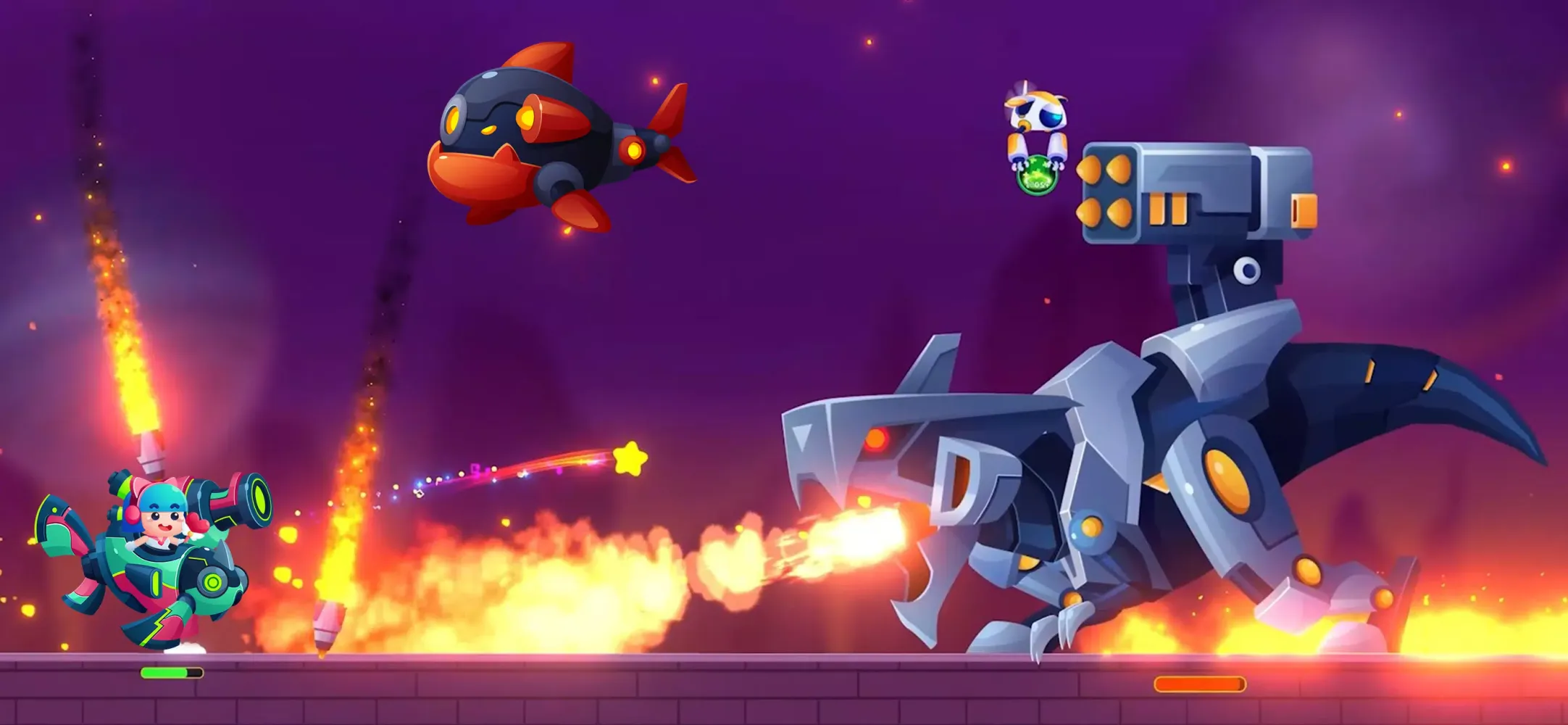 Ảnh chụp màn hình của Crash of Robot