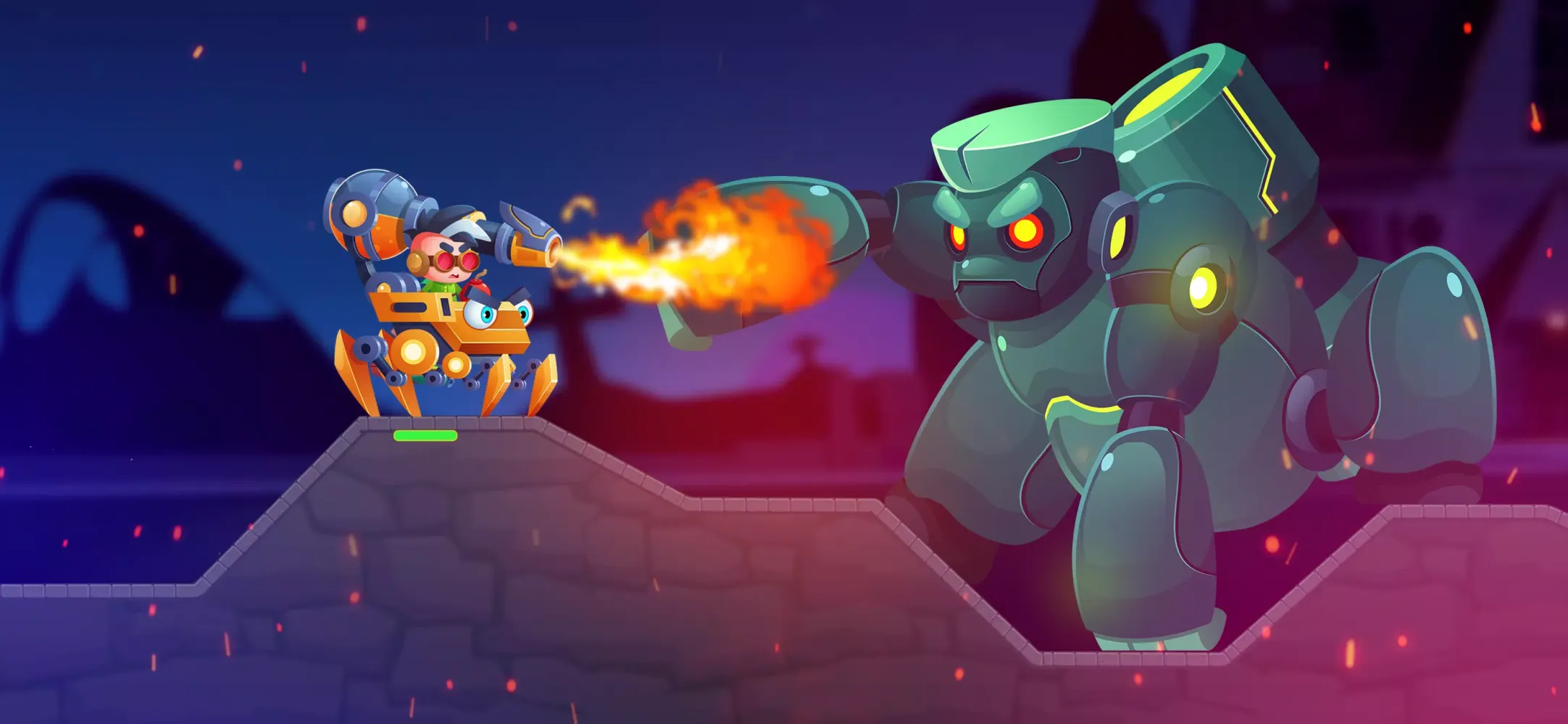 Ảnh chụp màn hình của Crash of Robot