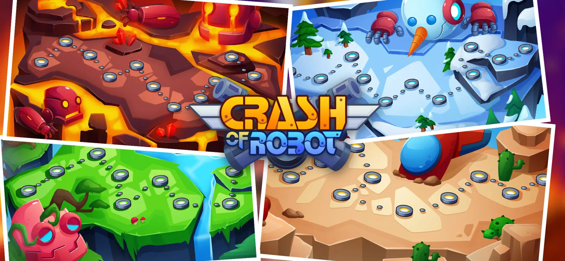 Ảnh chụp màn hình của Crash of Robot