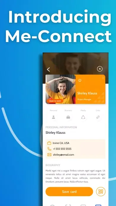 Screenshot di Me Connect a Networking App