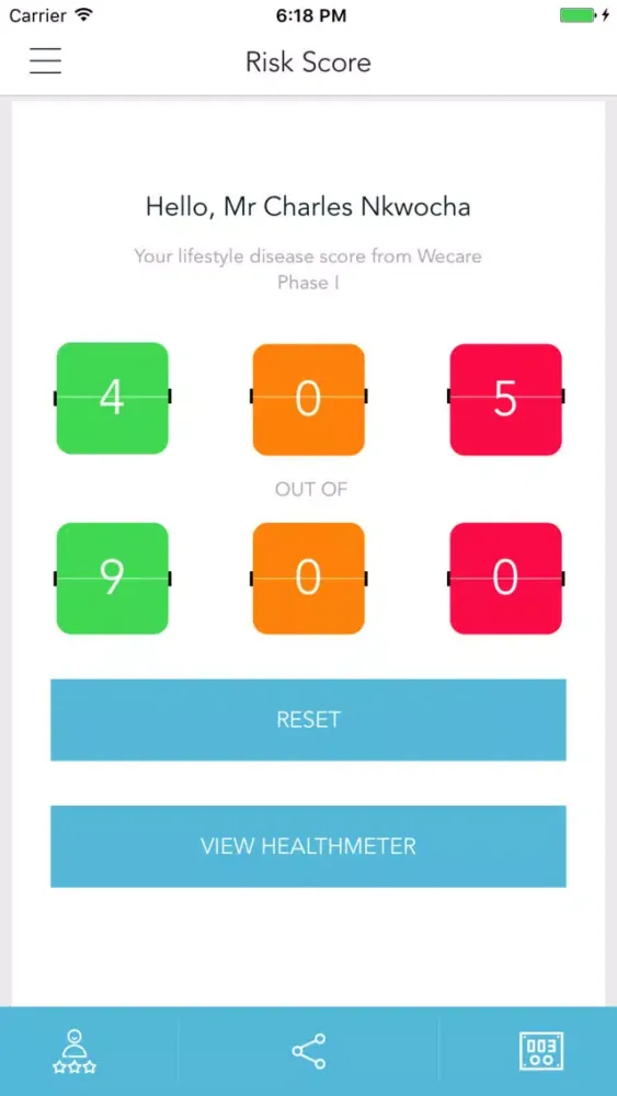 Screenshot di MeCure WeCare