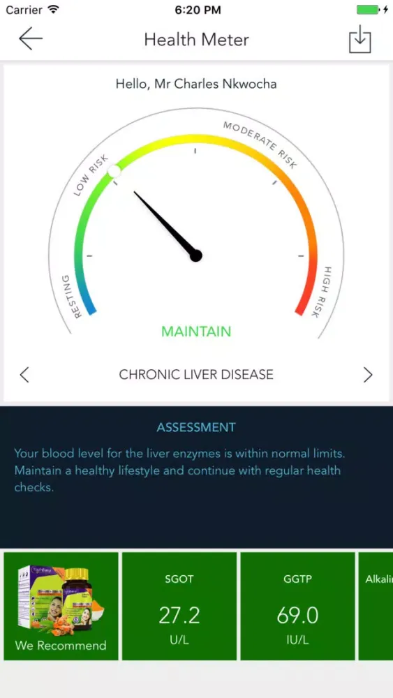 Screenshot di MeCure WeCare