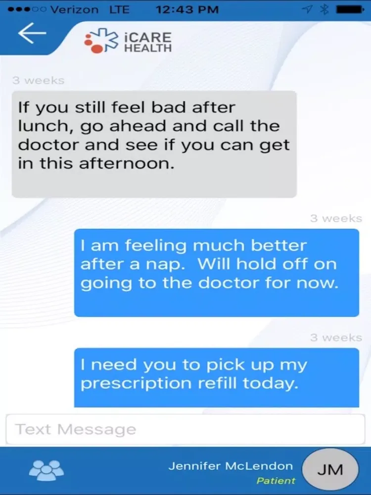 iCare-health iPad  Ekran Görüntüleri