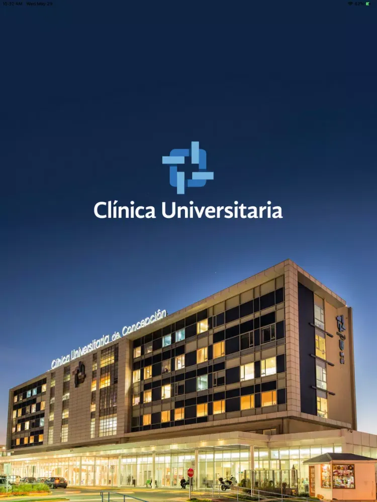 Tangkapan layar Clínica Univ. Concepción iPad 