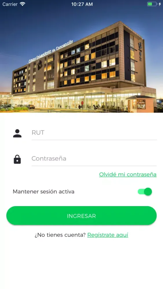 Tangkapan layar Clínica Univ. Concepción