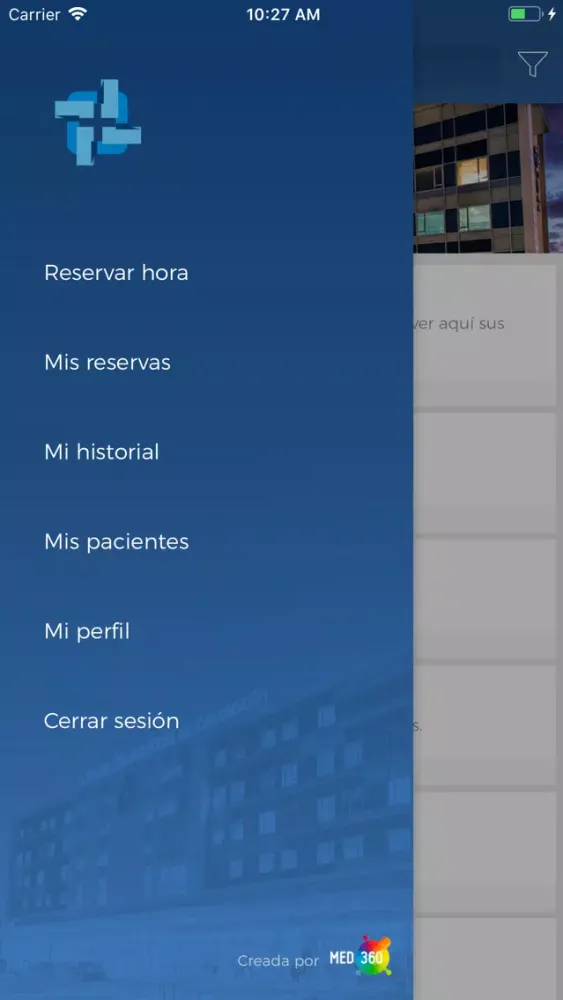 Tangkapan layar Clínica Univ. Concepción