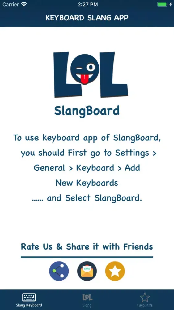 SlangBoard سکرین شاٹس