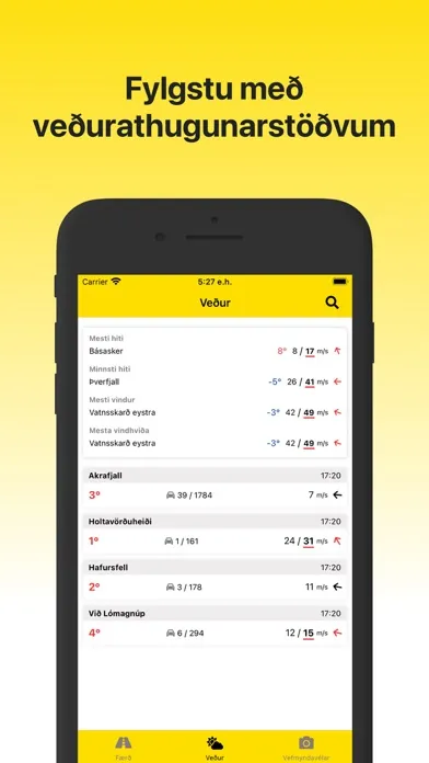 Færð & Veður Screenshots