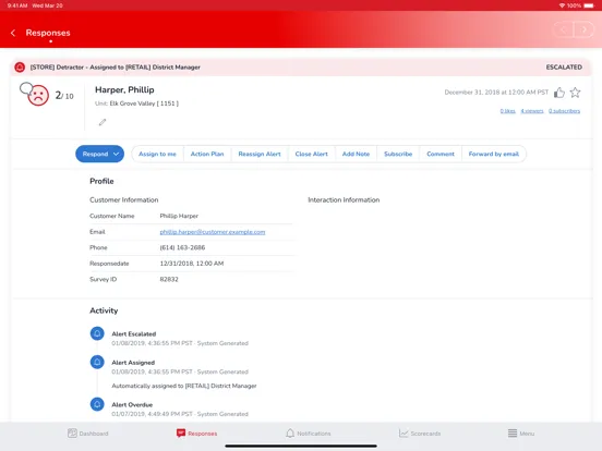 Vodafone NPS iPad  স্ক্রিনশট