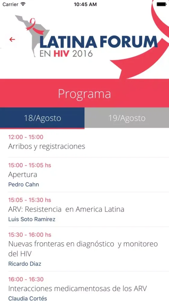 Скриншоты Latina Forum en HIV
