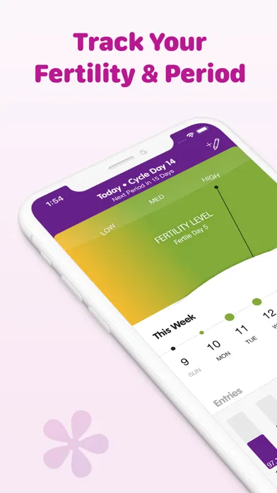 Fertility & Period Tracker • スクリーンショット