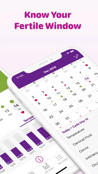 Fertility & Period Tracker • スクリーンショット