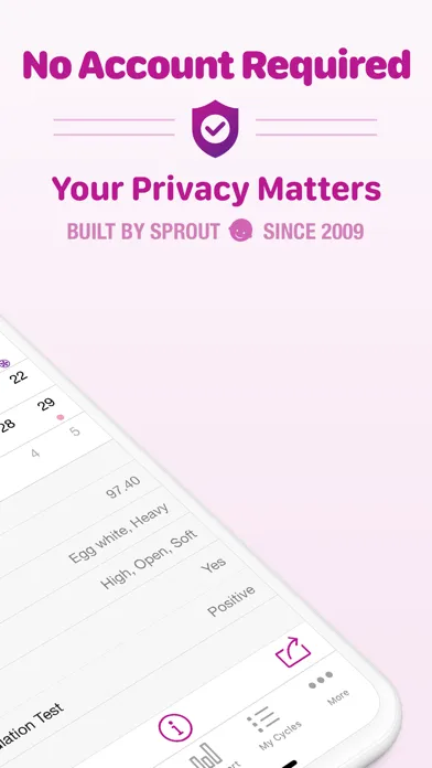 Fertility & Period Tracker • スクリーンショット