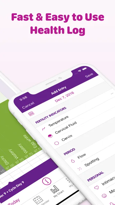 Fertility & Period Tracker • スクリーンショット