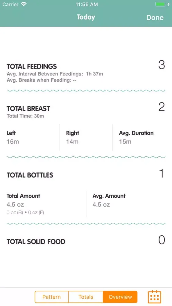 Captures d'écran de Sprout Feeding Tracker