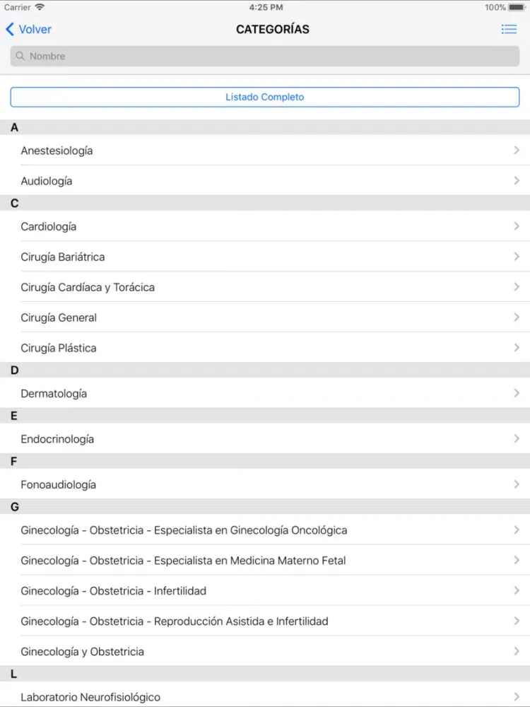 MedBook Panamá iPad  स्क्रीनशॉट