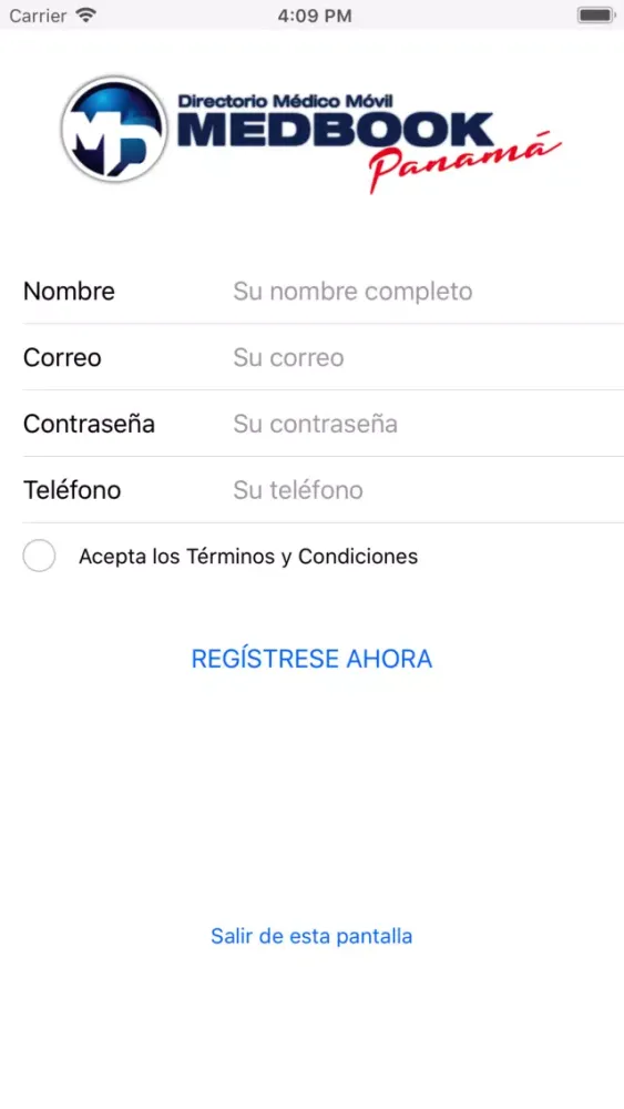 MedBook Panamá स्क्रीनशॉट