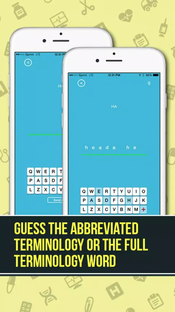 Zrzuty ekranu Guess The Medical Terminology - A Word Game And Quiz For Students, Nurses, Doctors and Health Professionals