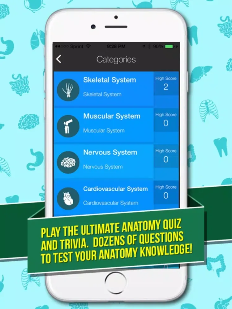 Ultimate Anatomy Quiz & Trivia Pro iPad  スクリーンショット