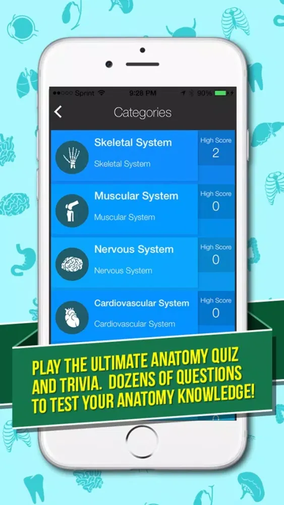 Ultimate Anatomy Quiz & Trivia Pro スクリーンショット